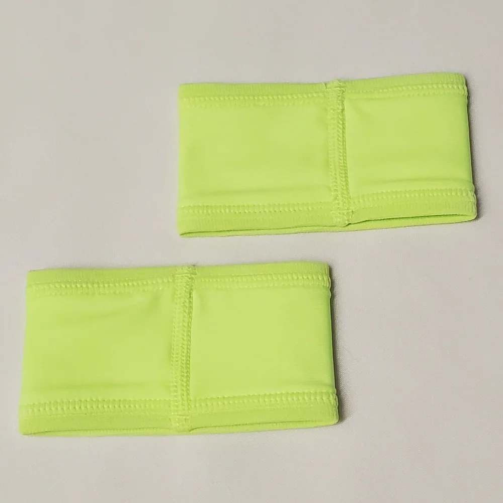 Nike Unisex OS Vintage Y2K Volt/Black Dri-Fit Speed Performance Armbands